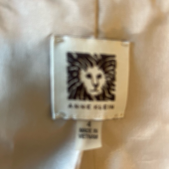 Anne Klein Light tan single button blazer - Picture 6 of 7